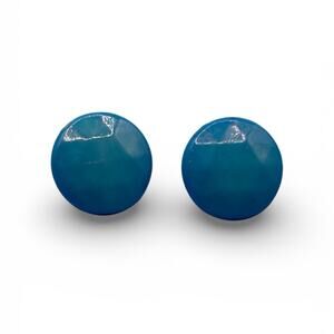 Elegant Blue Stud Earrings